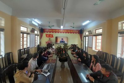 Chi bộ Trường Tiểu học Xuân Phương học tập Nghị quyết Đại hội XIV của Đảng