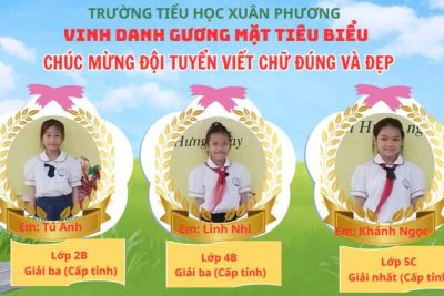 🌟 VINH DANH HỌC SINH TIÊU BIỂU CHỮ VIẾT ĐÚNG VÀ ĐẸP CẤP TỈNH NĂM HỌC 2025-2026🌟