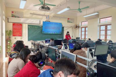 TRƯỜNG TIỂU HỌC XUÂN PHƯƠNG TỔ CHỨC TẬP HUẤN ỨNG DỤNG CÔNG NGHỆ AI TRONG DẠY HỌC